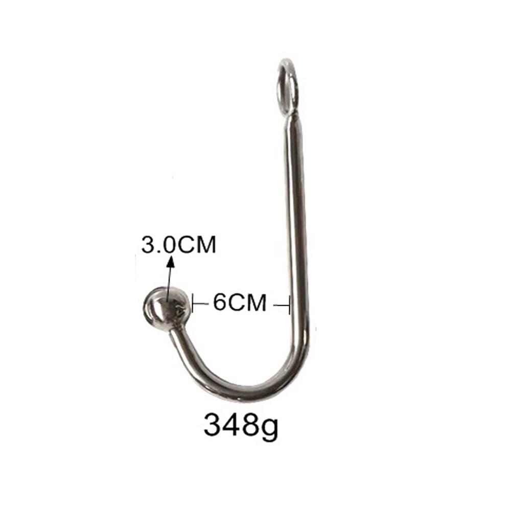 Sexspielzeug Verstellbarer Keuschheitsgürtel aus Leder mit Analhaken aus Edelstahl in 4 Größen, BDSM-Bondage-Fesseln, Butt Plug, Sexspielzeug