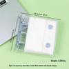 A6A7A8m5 Star Double Buckle Transparent PVC Soft Shell 6-Hole Metal Clip Planner Album Book Cover