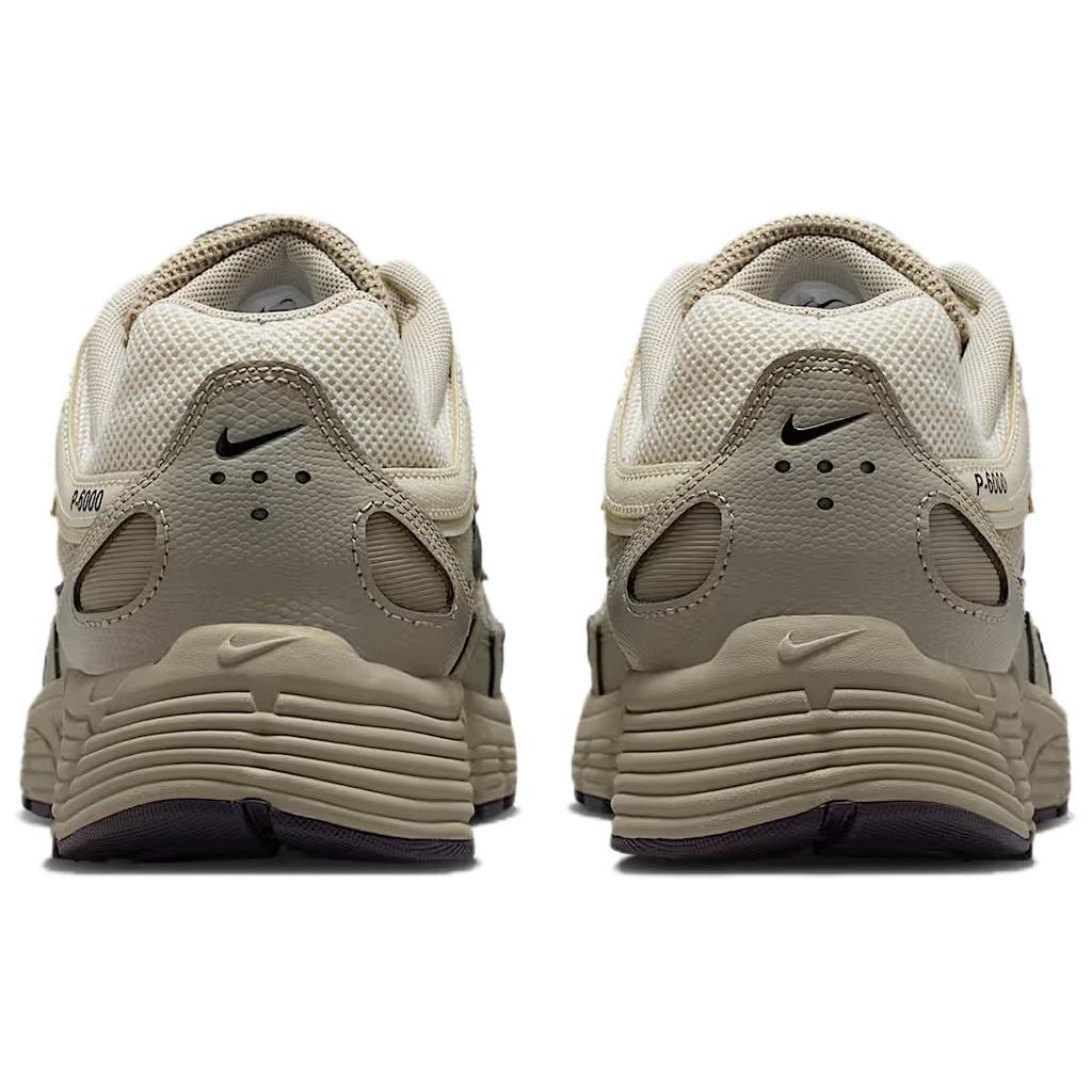 Nike Chaussures de course basses respirantes en cuir synthétique P 6000 pour hommes IH8042-100