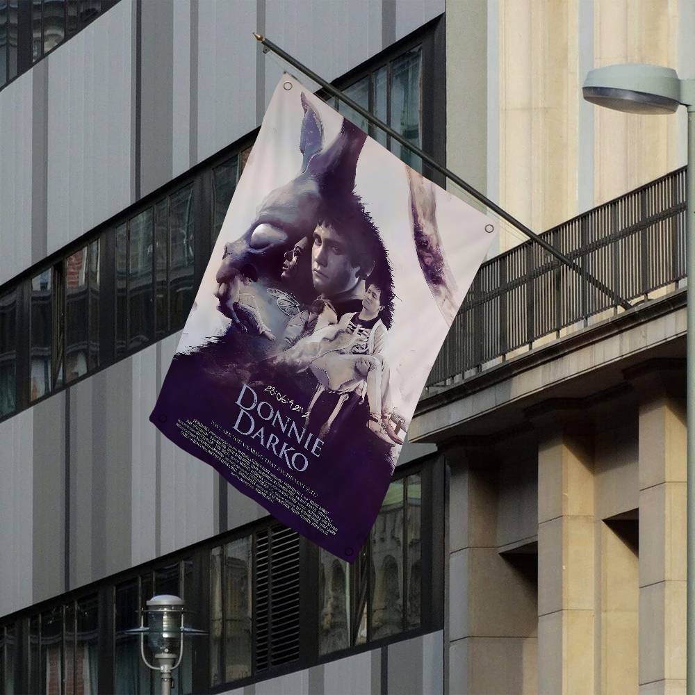 Movie DDonnie DDarko Advanced Printing Commercial Advertising Flag Company Party Banner 74x94cm(29x37in)