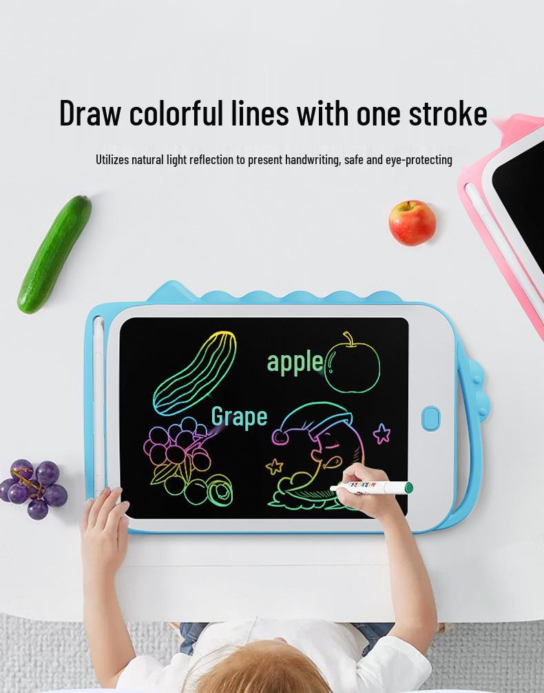 8.5" Dinosaur LCD Drawing Tablet for Kids - Electronic Handwriting & Graffiti Board