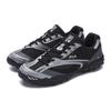 New FILA ECHAPPE Abrasion Resistant Breathable Low Top Casual Shoes Men's Black Gray Silver F12M522146FBG