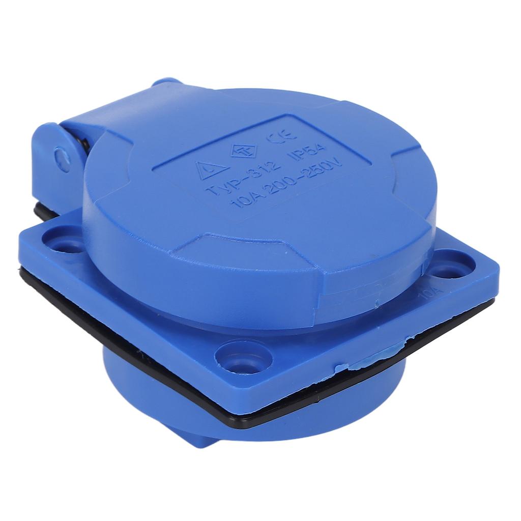 Concealed Industrial Socket Waterproof Concealed Industrial Plug for Agriculture Dock Caravan Camping