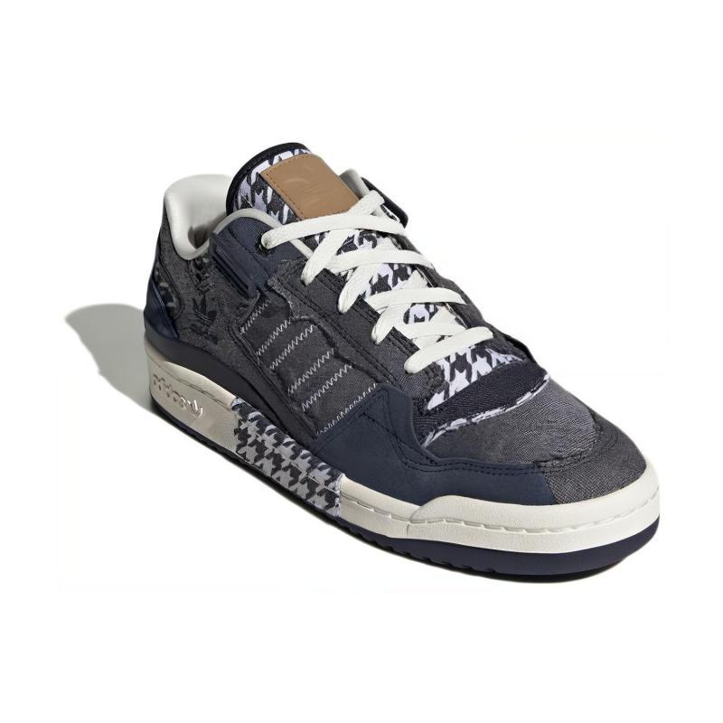 Adidas Originals Forum Exhibit Low 'Black Gray' Sneakers HQ8418