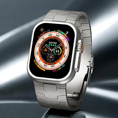 Titanium Luxury Bracelet for Apple Watch Ultra 3 2 49mm 46mm 45mm 44mm Band for iWatch Series 11 10 9 8 6 Se Ultra Strap Correa