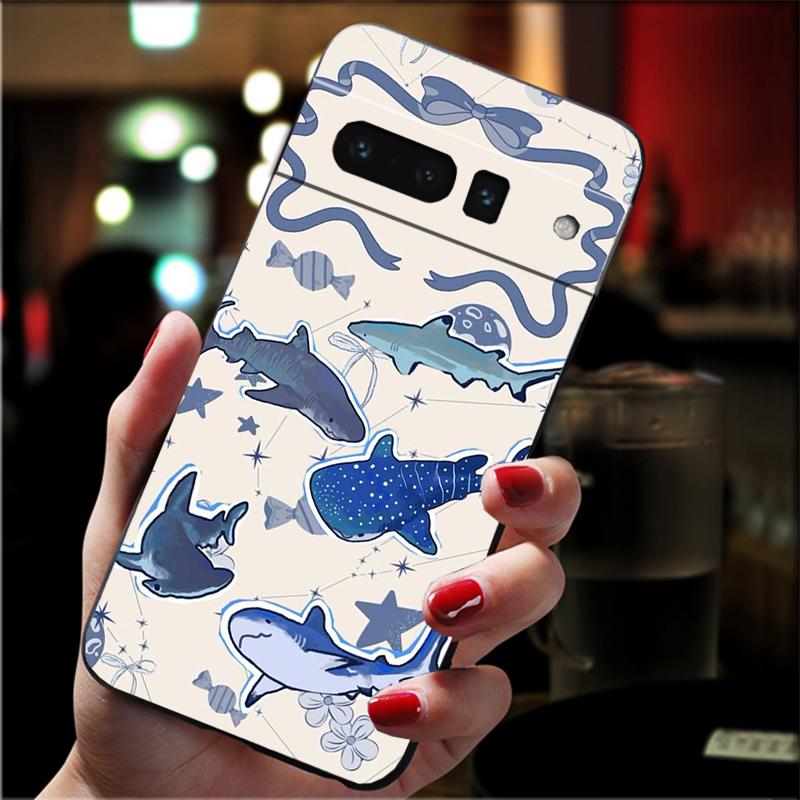 

Phone Case For Google Pixel 10 Pro 9 Pro XL 9A 8 7 6 Pro Pixel 8A 7A 6A Pixel 8 7 6 5 Ocean Whale Sharks Shark Google Pixel 9 Pro