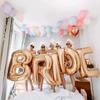 32Inch Bride To Be Balloon Wedding Decorations Rose Gold Silver Bride Letters Foil Ballon Bridal Shower Bachelor Party Supplies