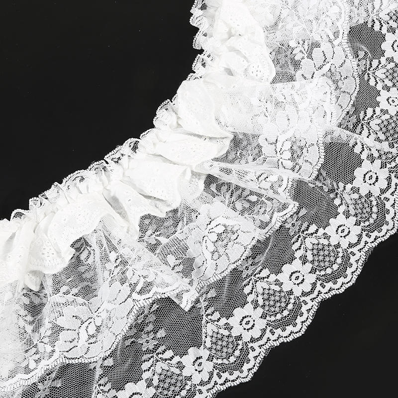 Damenmode Ballettspitze Überrock Koreanischer Stil Lagenlook Wickel Durchsichtig Tanz Minirock Furzvorhang