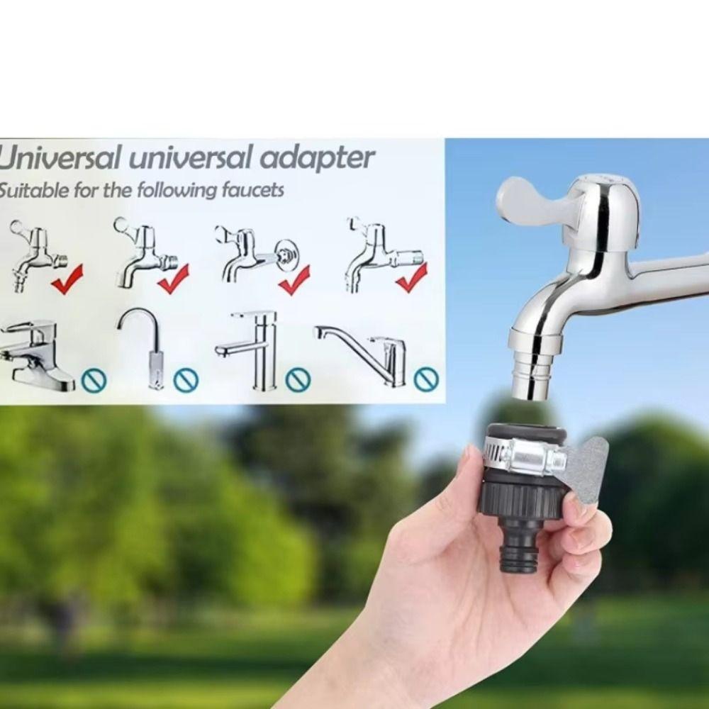 2pcs Multi-functional Hose Fitting Adapter Leak-Proof Tap Connector Garden Hose Adapter  Car Washing