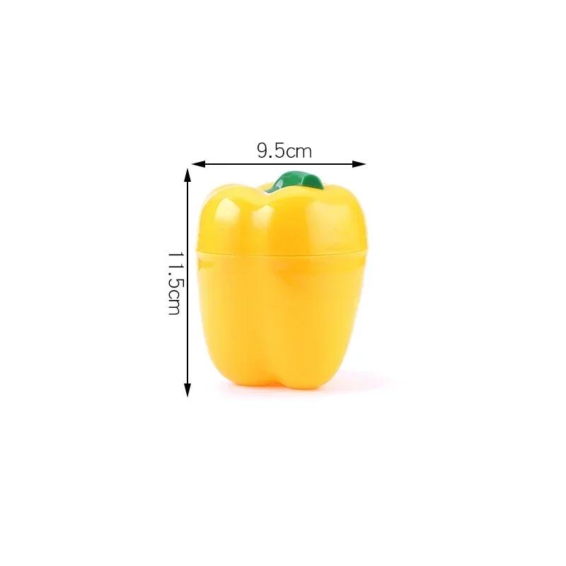 Food Storage Container Onion Green Pepper Garlic Shaped Lemon Fruits Fresh Box Plastic Vegetable Fresh-keeping Boxes