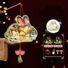 Handmade Handheld Rabbit  Lantern Glowing Light-Up Bunny Lantern  Hanfu Accessories