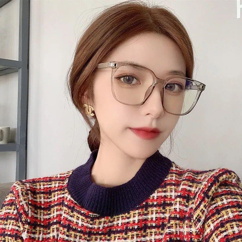 Large Oversized Finished Myopia Eyeglasses Men Women New Anti-Blue Light Eyewear Ladies Diopter Short-Sighted Eyewear Glasses