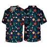 Men's Christmas Themed Holiday Caregiver Uniform for Work in Hospitals and Clinics