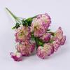 1 Bouquet Carnation,Outdoor UV Resistant No Fade Artificial Flower,Carnation Silk Forever Flowers For Home Party Wedding Decor