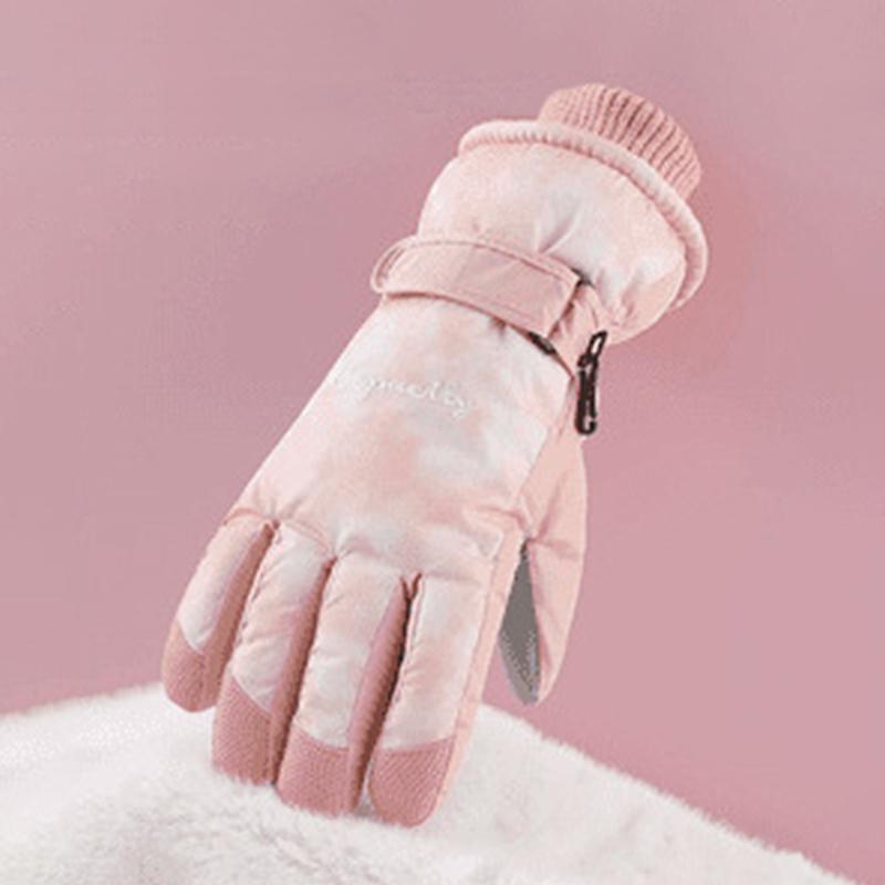 Winter Cycling Gloves Non Slip Touch Ski Gloves Snowboard Accessories Waterproof Pocket Warm Men'S And Women'S Gloves