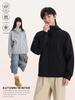 400G Warm Air Layer High-Neck Zip-Up Hoodie: Autumn/Winter Loose, Thick, Lazy-Style Sweatshirt for Men