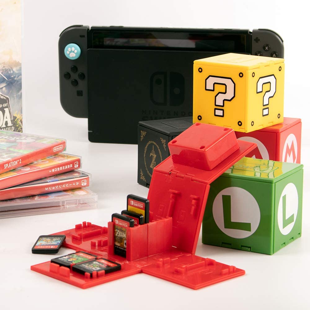 Nintendo Switch Game Switch Game Card 16 Game Storage Portable Game Card Organizer for Switch Lite Case, Holder, Cubes,