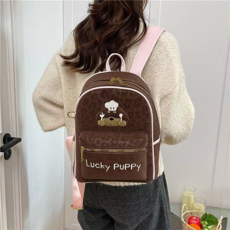 Hello Kitty Cartoon Backpack For Women And Girls With Pu Material And Cute Design For Daily Use