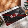 Tappeto in Flanella Stampato AC Milan Antiscivolo Morbido Poliestere Tappeto per Pavimento Tappetino Decorativo da Interno per Camera da Letto Soggiorno Divano Sala Giochi Decorazione Casa