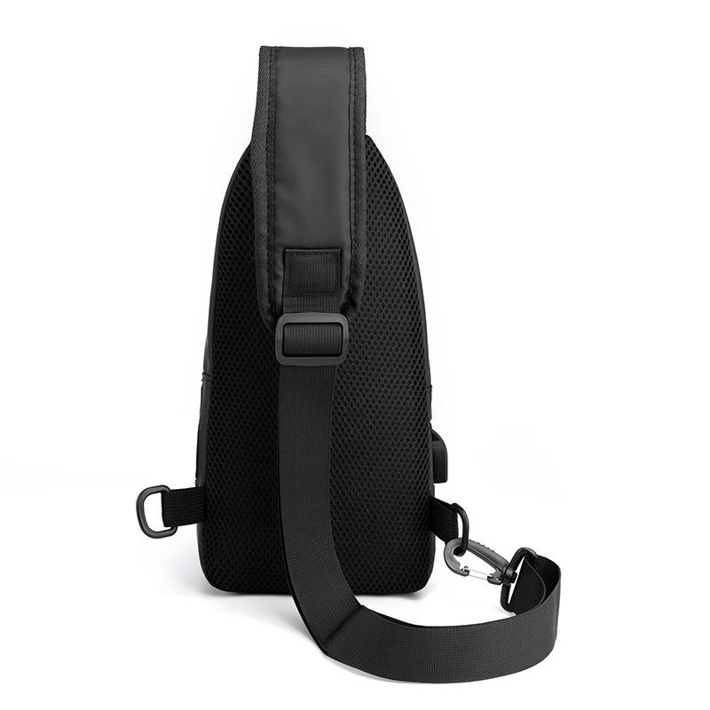 TS JYL laptop bag,Wholesale New Multi-pocket USB Men's Chest Bag Casual Outdoor Sports Crossbody Bag