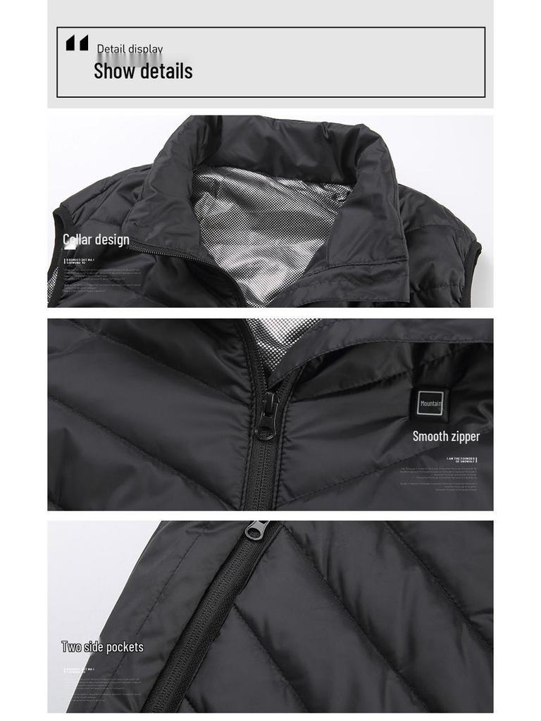 Graphene Heated Vest: Rechargeable, Unisex, Padded Electric Outerwear