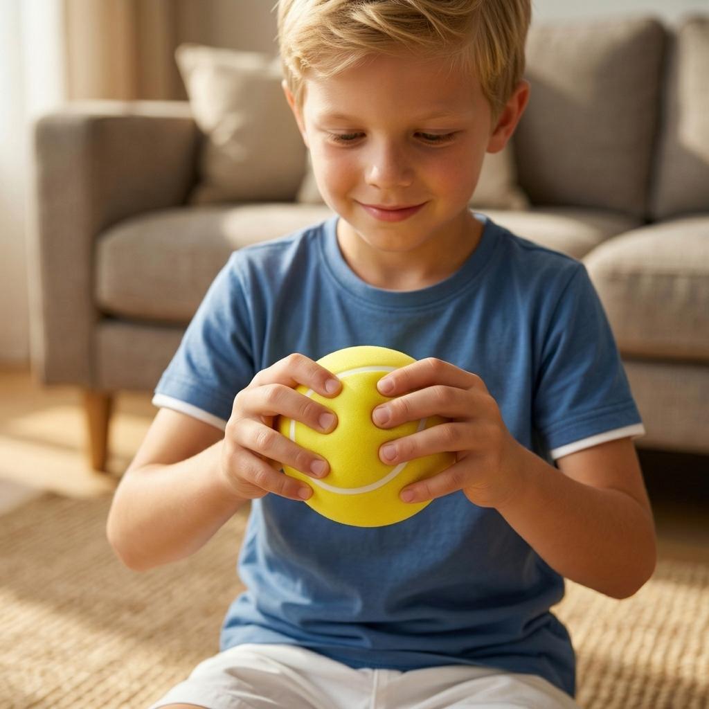 Children's Exercise Toy Stress Ball Foam Sponge Bouncy Ball Stress Relief Toy