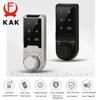 KAK Electronic Password Cabinet Lock Keyless Locker Lock Zinc Alloy Smart Drawer Lock for Office File Cabinet Door Hardware