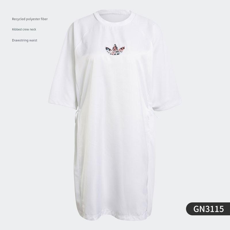 Adidas Genuine Goods Tee Dress Spring Women s Clover Sports Dress Gn3115 S зелёный