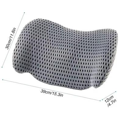 Memory Foam Lumbar Support Pillow for Lower Back Pain Relief for Car Seats, Office Chairs, Gaming Consoles,Sofas,Recliners,Beds