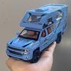 1:32 Chevrolet Blazer Chalet 1976 Camping Wohnmobil Legierung Druckgussmodell Simulation Ton & Licht Kinderspielzeug Sammlung Geschenke Für Jungen
