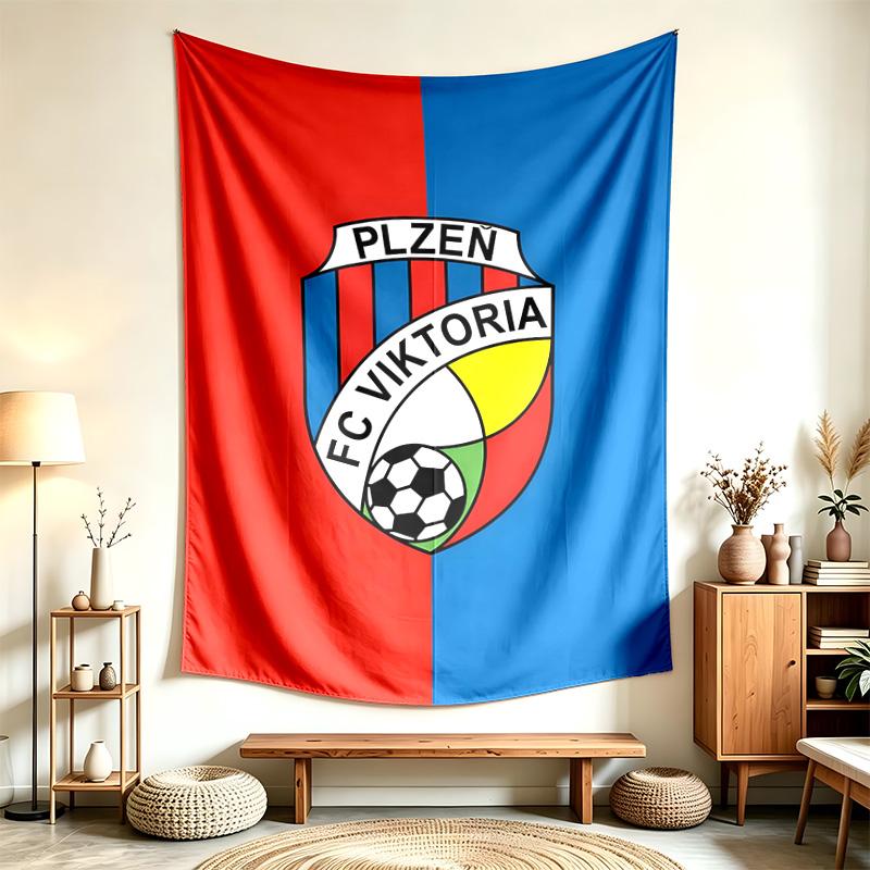 FC Viktoria Plzen  (1) Tapestry Suitable For Decorating Homes Dorms And Bedrooms Soft To The Touch And A Perfect Gift For Friends And Family