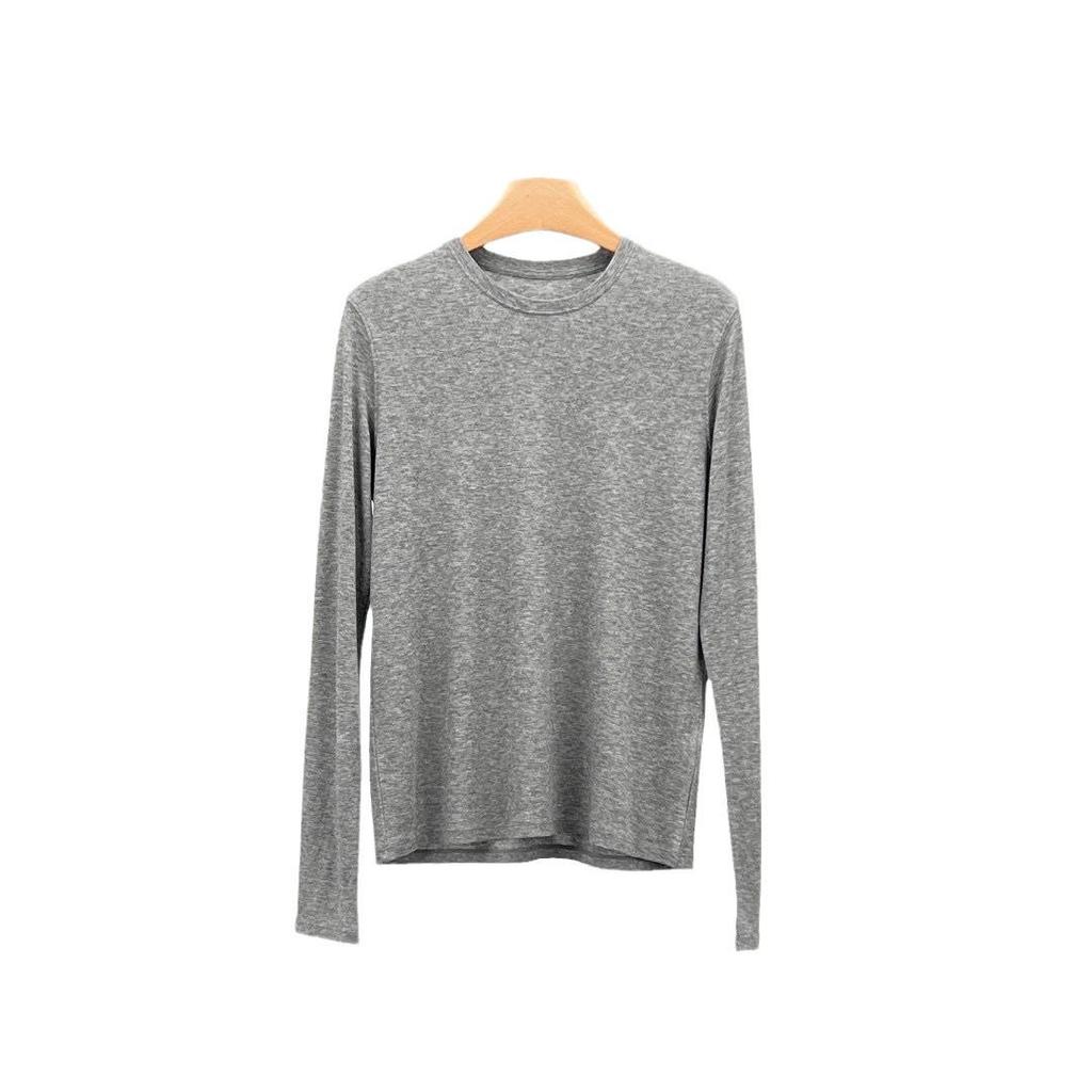 [UpperClass Series] Women's Tencel Wool Round Neck Long Sleeve Top