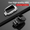 1pc YALIS Car Glasses Holder - Oval Durable ABS Resin, Easy Installation Suitable for All Models, Premium Fashion Glasses Clip