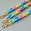 New Cute Phone Chain Accessory Detachable Parts Candy Crossbody Resin Luxury Neck Strap Phone Case Chains Acrylic Shoulder Lanyard Hanging Chain