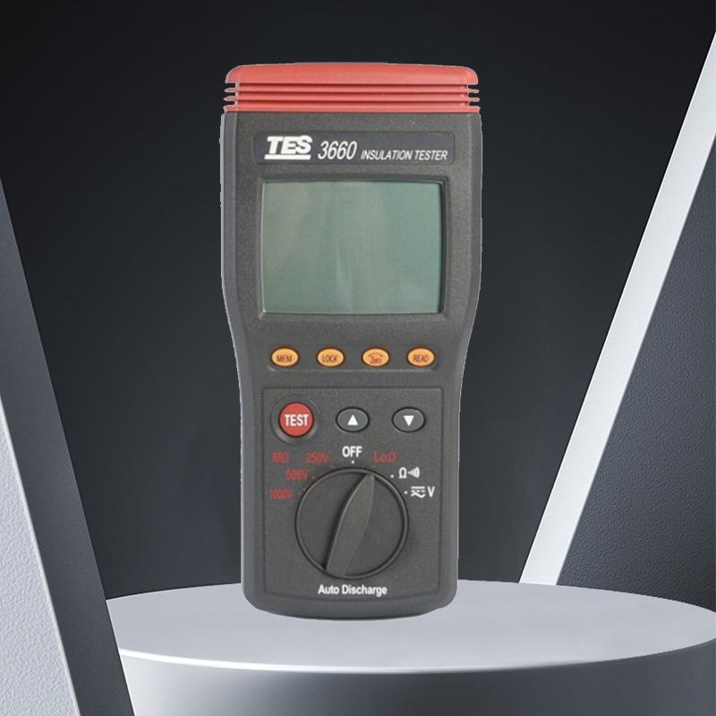 TES-3660 Auto-Ranging Insulation Resistance Tester