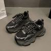 Dirty Dad Shoes Women's Autumn New Hong Kong Style Showing Small Casual Thick-soled Breathable Sports Shoes