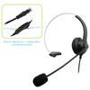H300 Zákaznický servisní headset Bezeztrátová redukce šumu Prodyšný 3,5mm RJ9 MIC Dlouhý kabel Sluchátka pro call centrum pro telemarketing