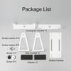 Adjustable Automotive Fan Mount Corrosion Resistant Metal Bracket 360 Degree Rotation Easy Installation Car Cooling Accessory