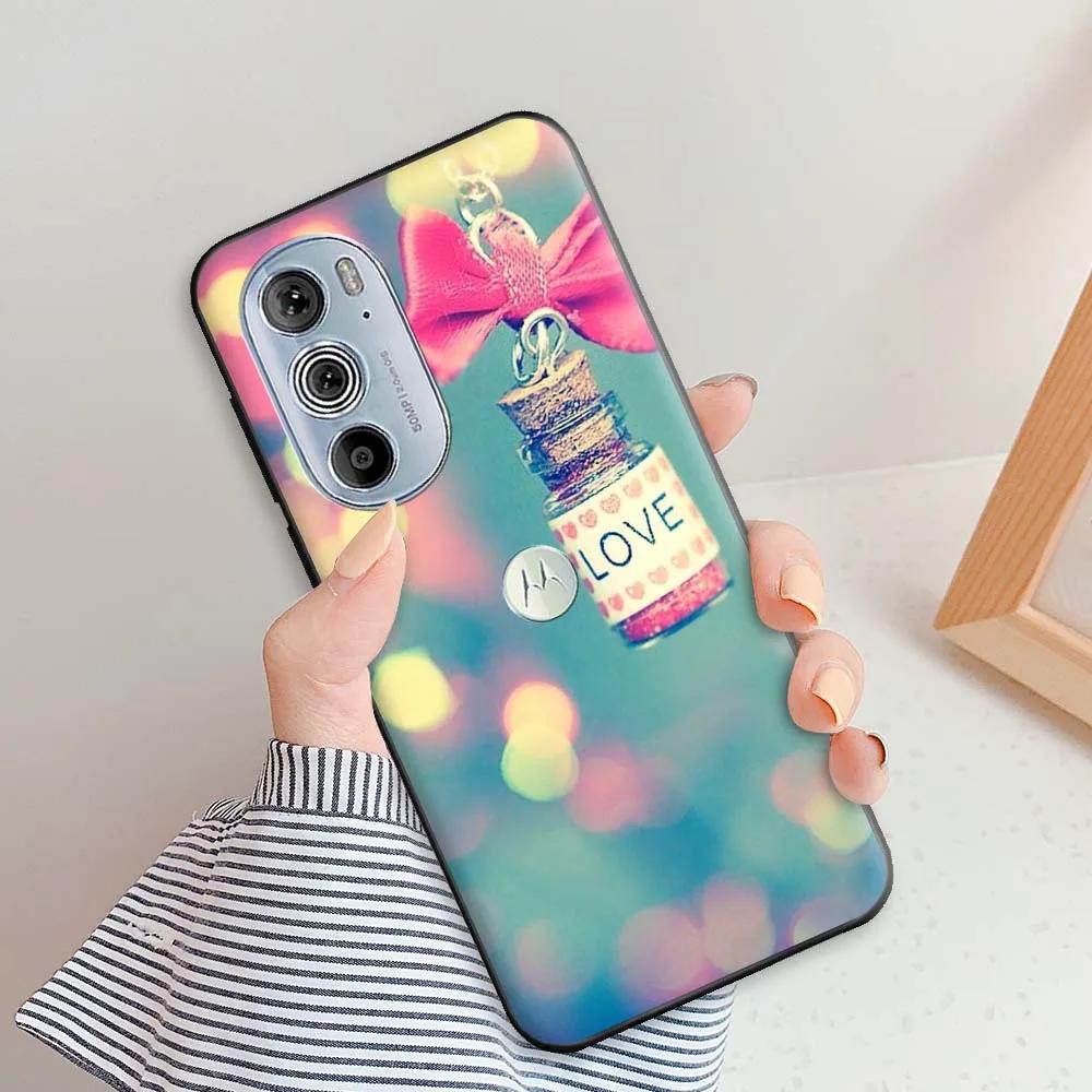 For Moto Edge 30 Pro Case Cover Edge30 Matte Silicone Case for Motorola Moto Edge 30 30Pro Fashion TPU Protective Back Cover