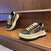 Shell-Kopf Herrenschuhe Herbst Nische originell vielseitig lässige Board-Schuhe roh sportlich dicksohlige erhöhende Canvas-Schuhe