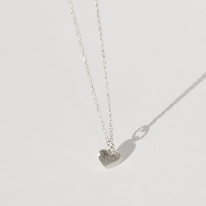 Another Layer Baby Heart Necklace (silver925)(2color)