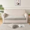 Wasserdichter Sofa-Couchbezug, Jacquard-Sofa-Schonbezug, elastischer Sofa-Sitzbezug für Wohnzimmer, abnehmbarer Raum, L-förmiger Kombinations-Chaise