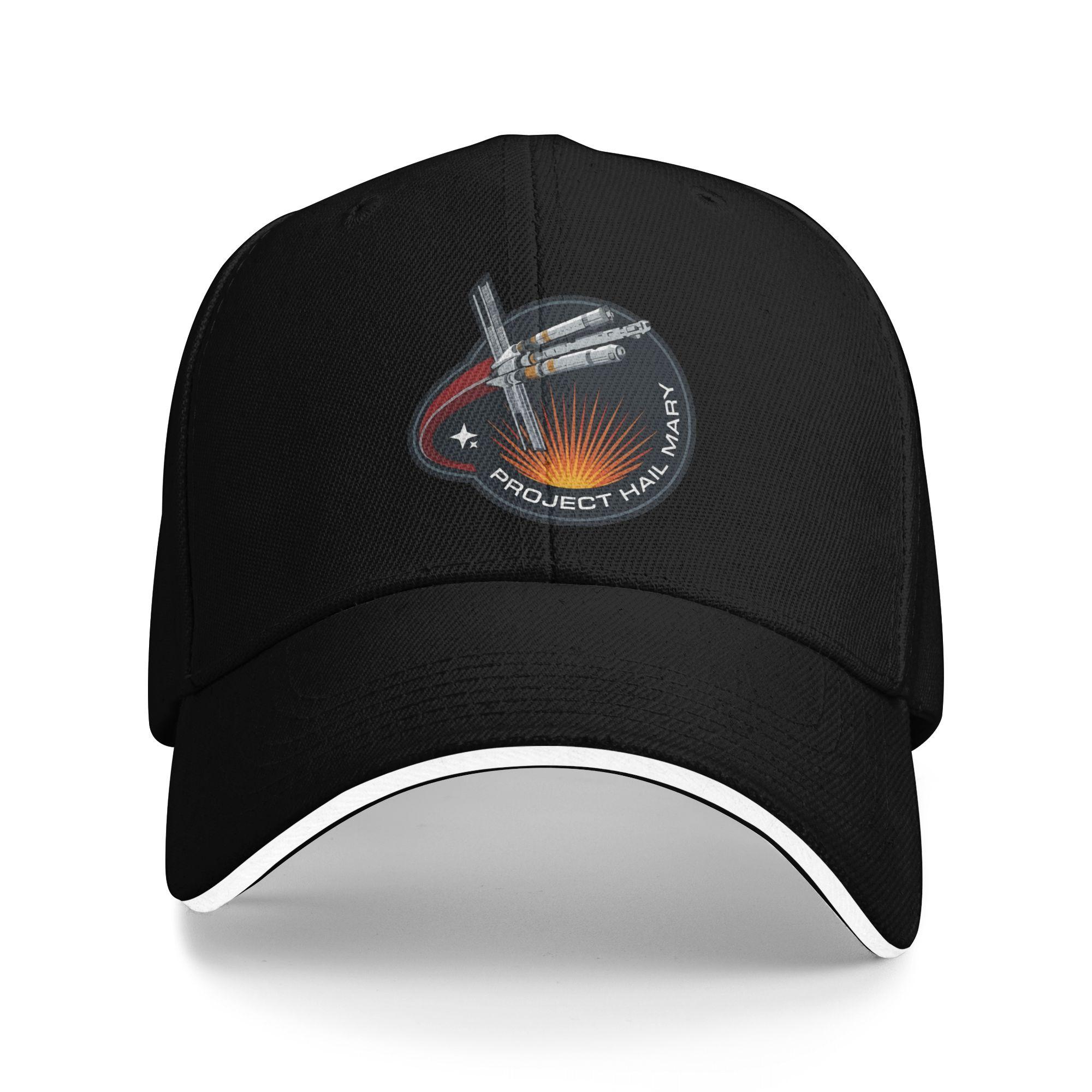 

Spring Casual Baseball Cap Project Hail Mary Logo Outdoor Sport Hip Hop Hats For Women Men Sun-Proof Classic Snapback Cap As Picture чёрный