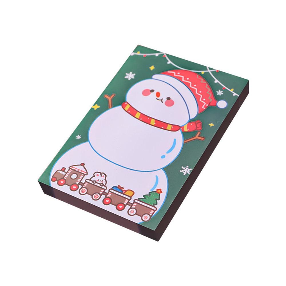 1 Piece Adhesive Kawaii Christmas Sticky Notes Notepad Memo Pad Office School Supplies Stationery Sticker