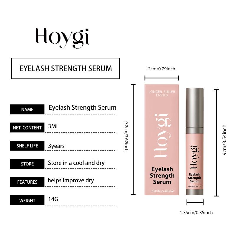 Eyelash Serum Nourish Dark Curly Lashes Smudge Proof Moisturizing Lash Glossy Care Treatment For Growth And Strength