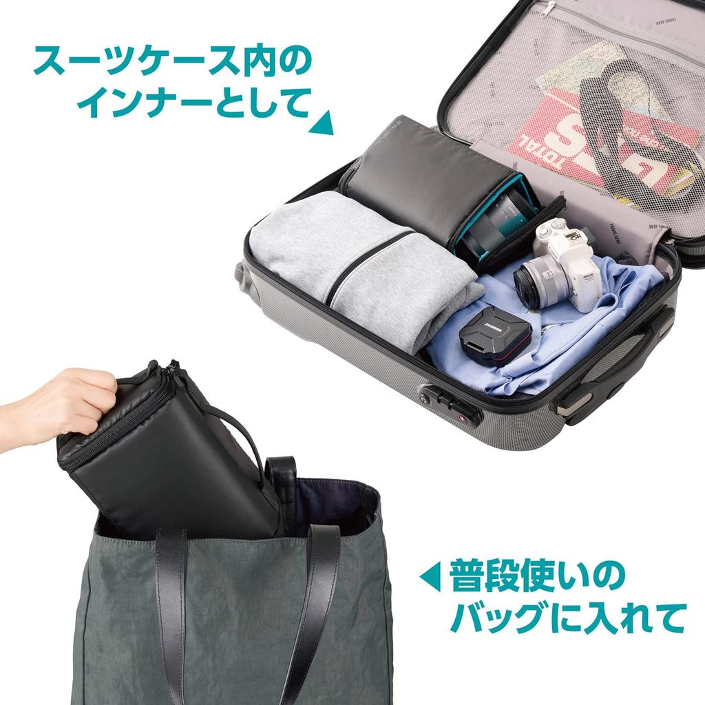 HAKUBA Τσάντα Κάμερας Plus Shell Εσωτερική Τσάντα AZ Μέγεθος S Μαύρη Μετατρέψτε το καθημερινό σας σακίδιο ή θήκη σε τσάντα κάμερας Κάθετη και οριζόντια πρόσβαση Περιλαμβάνει