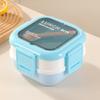 Adult Bento Box Food Grade Stainless Steel Lunch Container Two Stackable Leak-Proof Compartments Microwave Dishwasher Safe Lunch