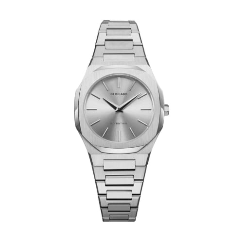 

D1 MILANO Women s Ultra Thin Zephyr Silver Watch, UTBL30, 30mm, with Stainless Steel Strap