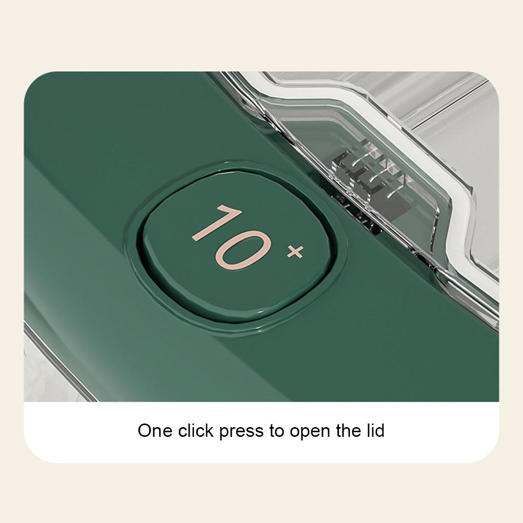 Cafe Moisture-proof Rice Bucket Transparent Visible Easy To Store Timed Fresh Rice Bucket Household