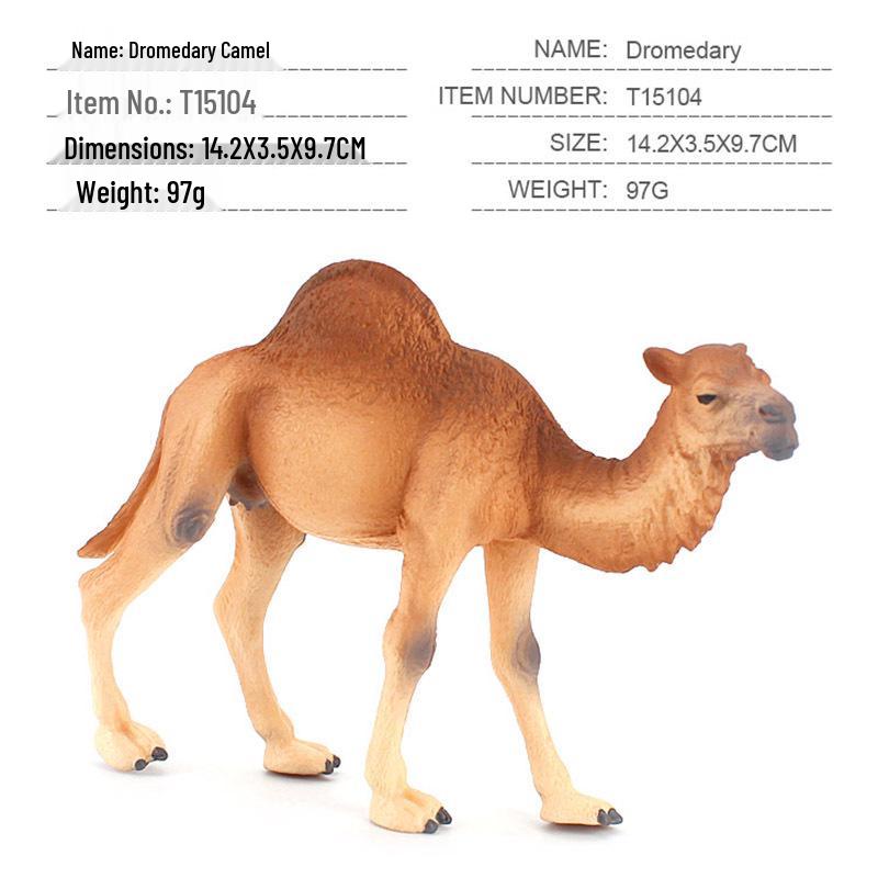 Desert Wildlife Double-Humped Camel Ornament Set